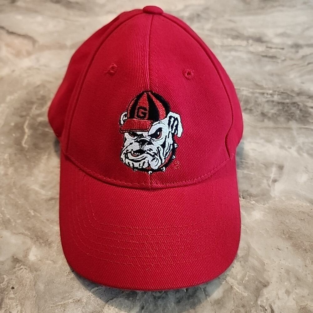Georgia Bulldogs UGA NCAA Captivating Headgear Adjustable Hat Cap Red